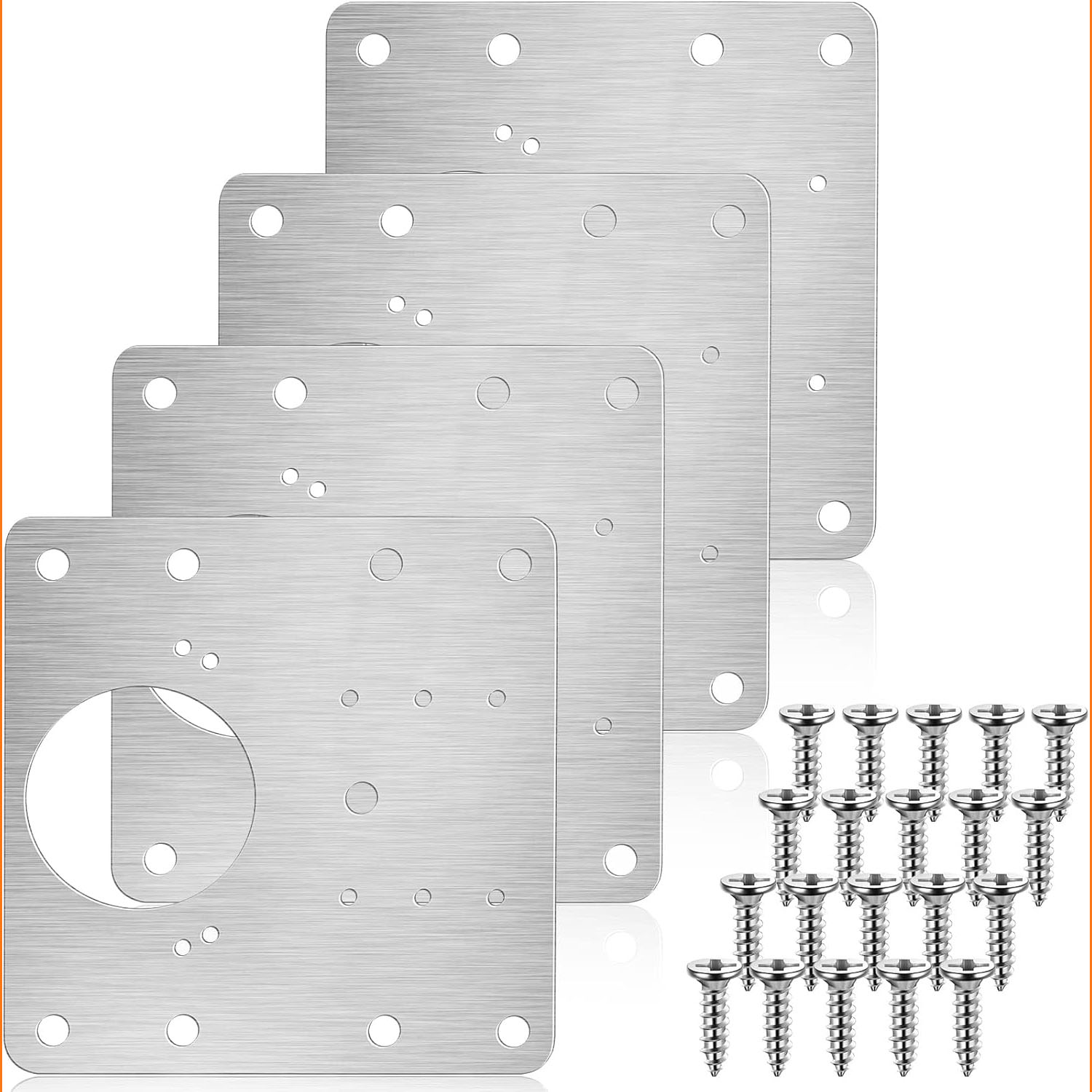 Cabinet Hinge Overlay - Dolap menteşe tamir plakası seti mutfak