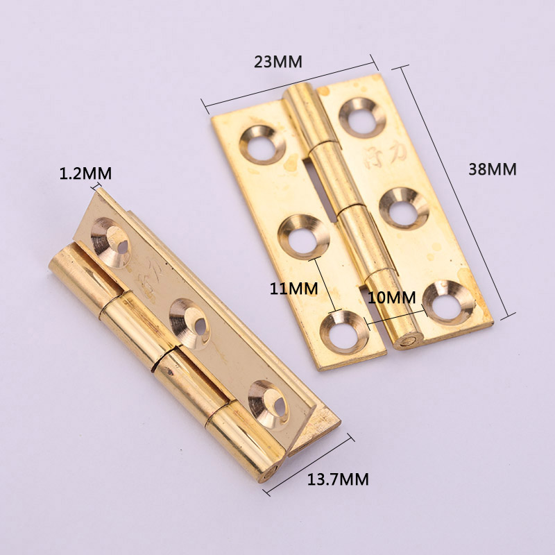 Cabinet Hinge Overlay - 2 adet/grup Pirinç Mobilya Menteşesi 38mm
