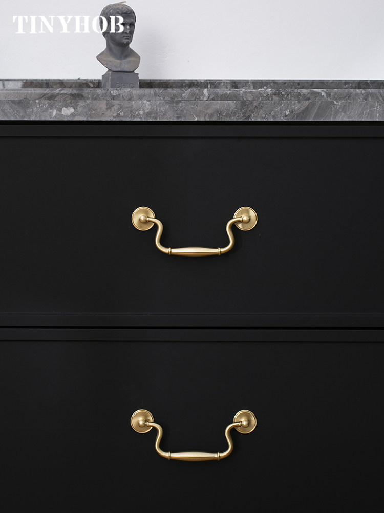 Lüks Vintage Pirinç Damla Şekl - Furniture Hardware Drop Pulls incelemesi ve fiyatı