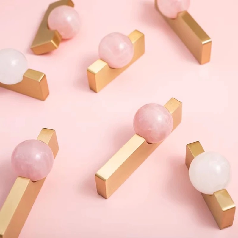 Beyaz Kristal Küre + Pirinç Mo - Furniture Hardware Drop Pulls incelemesi ve fiyatı