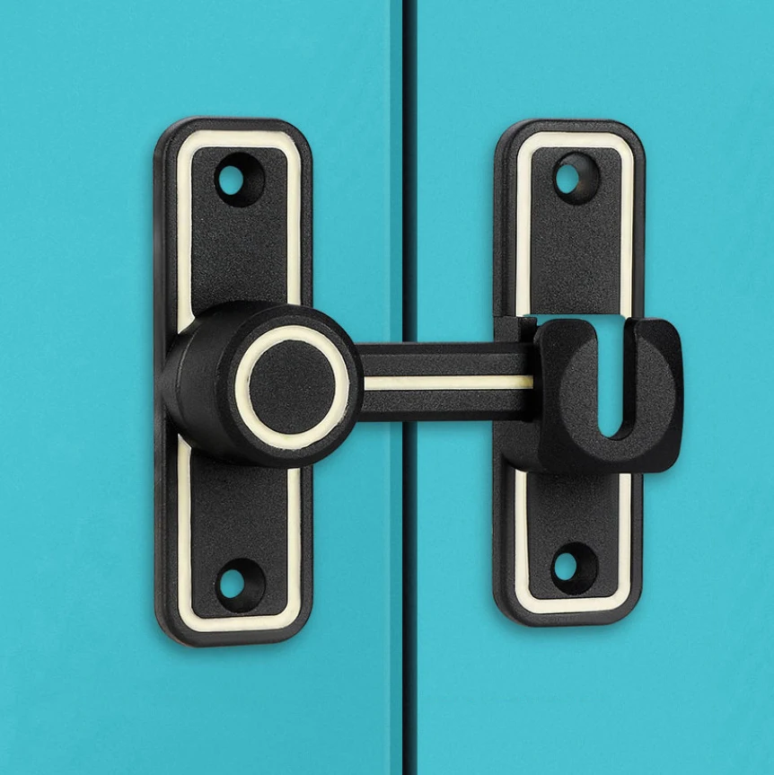 Siyah aydınlık ahır kapı kilit - Furniture Hardware Fitting incelemesi ve fiyatı